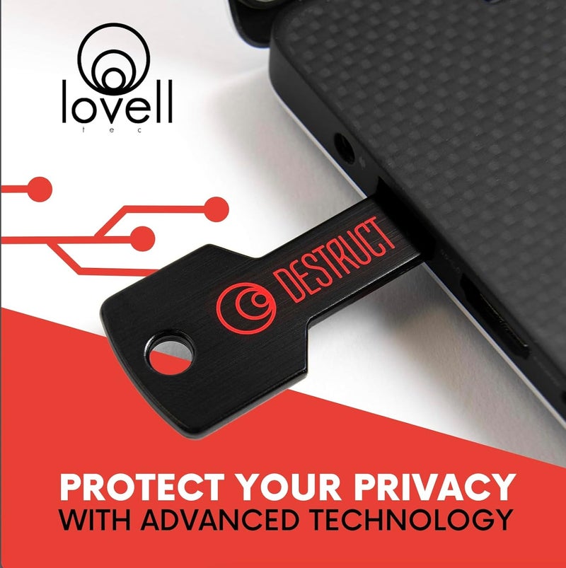 D-Struct Lovell PRO - USB Hard Drive Eraser & Data Destruction Tool - 3 Phase Crytopgraphic Wipe - Super Fast SMART Technology - Multi-Drive Compatibility - Works With HDD, SSD, & External Hard Drives - Image 3